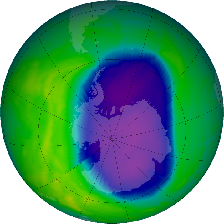 Ozone Map 1996-10-11